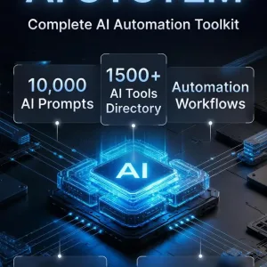 AI Automation Toolkit 10,000 Prompts + Workflows + Notion Toolbox
