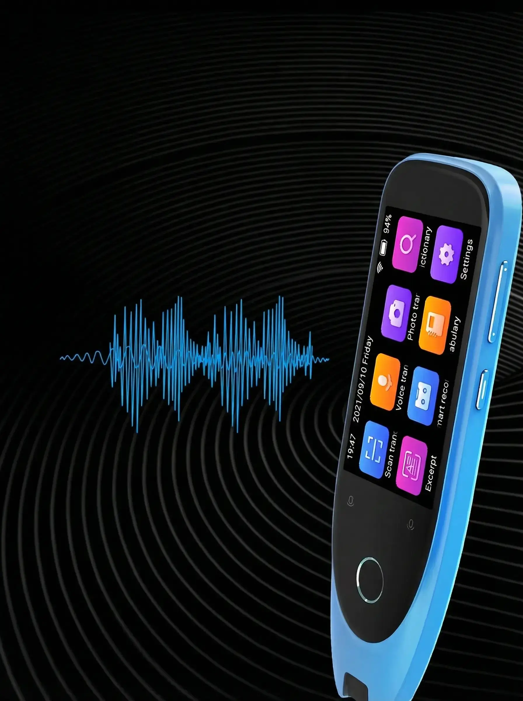 S50 Translation Pen device with touchscreen